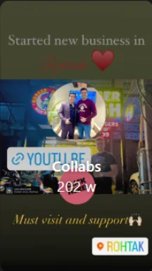 Instagram Story from a creator in our network about local brand collaborations